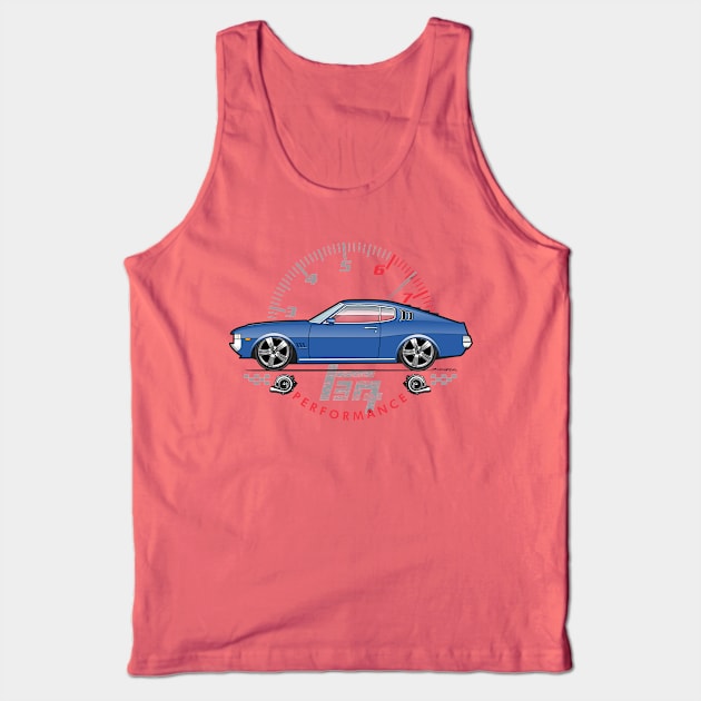 Performance Blue Tank Top by JRCustoms44